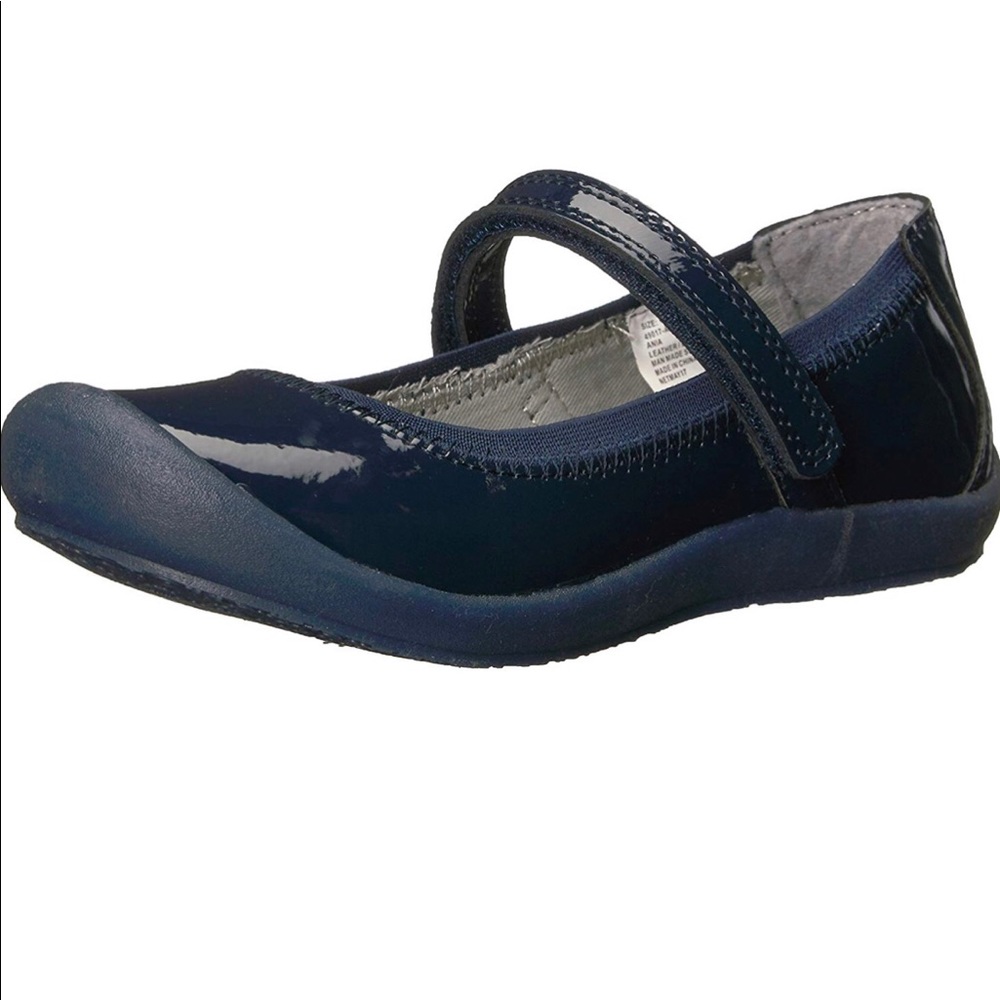 Hanna Andersson Ania Girl's Casual Mary Jane Navy Shoes